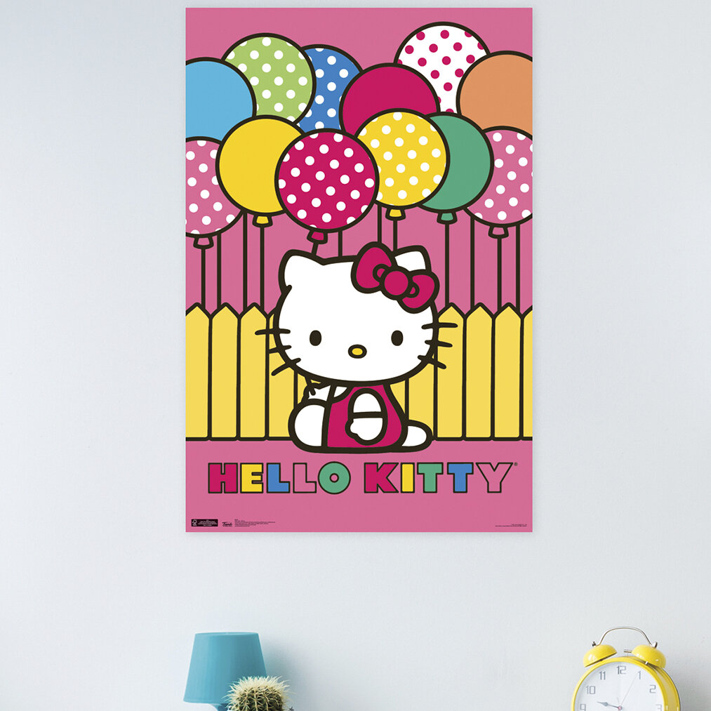 Hello Kitty - Pop Art Wall Poster, 22.375 x 34 Framed 