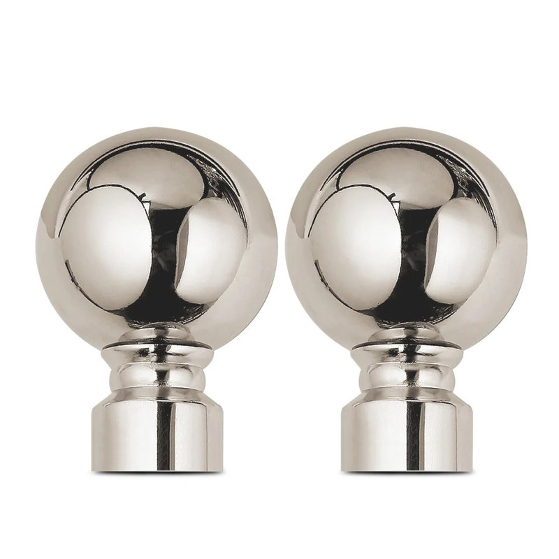 6cm Finial, Brushed Silver