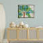 Cadre flottant avec palmier aqueux, design par Paul Brent-443981049-443981051