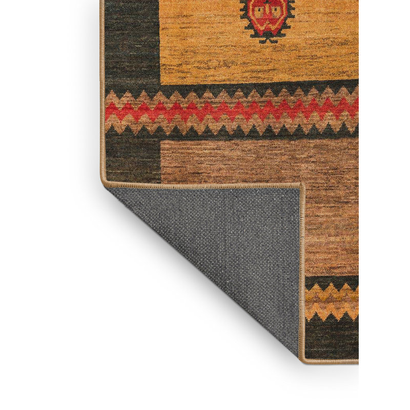 Gyeong-hui Abstract Indoor Rug, Rectangle 3' x 5'