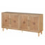 Grand buffet de 63 po avec tablettes réglables-2116430731