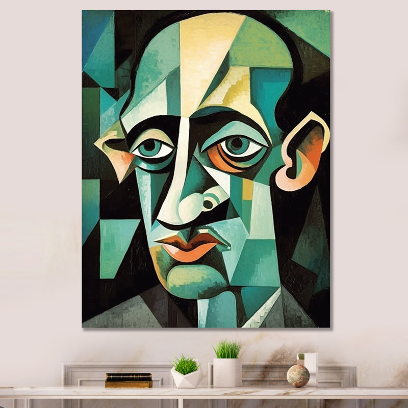 «Masculin», reproduction d'art sur toile, H 44 po x l 34 po x P 1,5 po, Toile tendue
