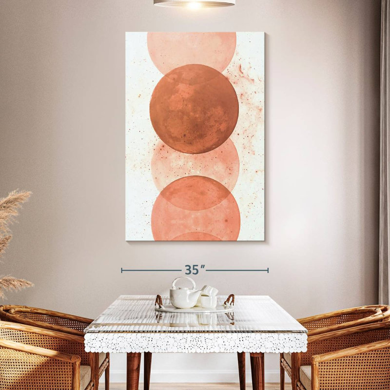 Oberle Sunset Circles, 51" H x 34" W