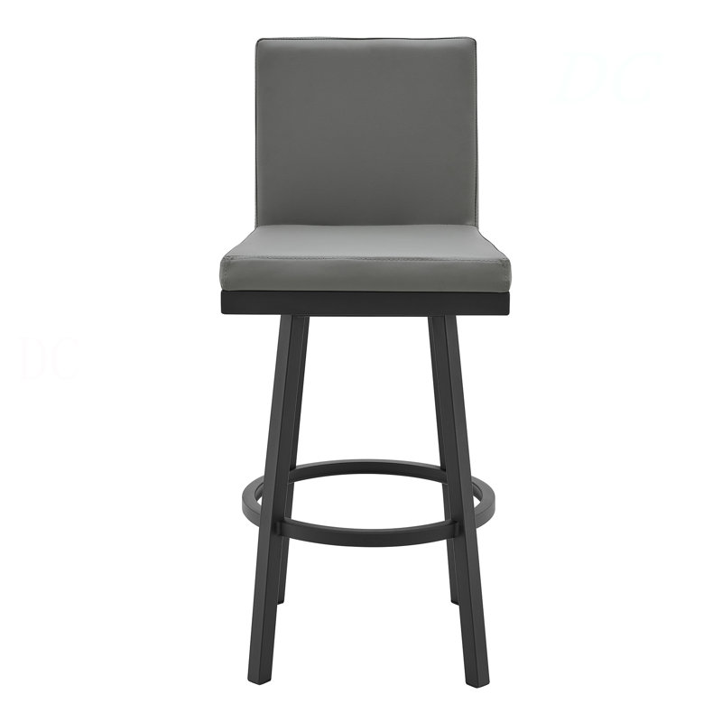 Tabouret de bar et de comptoir Corvin, Noir