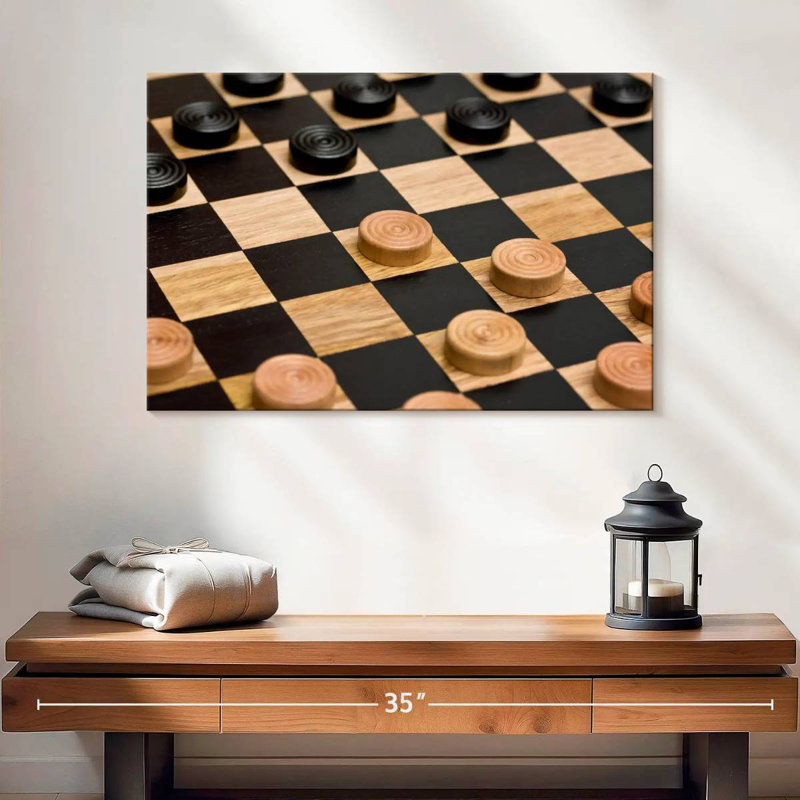 Jeu de dames Senne, H 20 po x l 30 po
