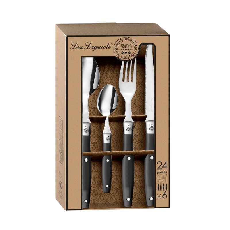 Amefa Stainless Steel Flatware Set - Service for 6