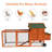 Chiadi 21.3 Square Feet Chicken Coop with Roosting Bar for up to 5 Chickens