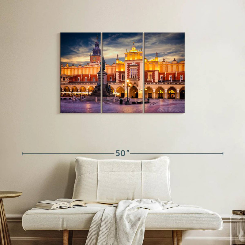 Krakow Cloth Hall, 24" H x 38" W
