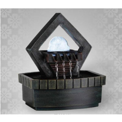 Fontaine d'intérieur 9,5 "avec lumière DEL