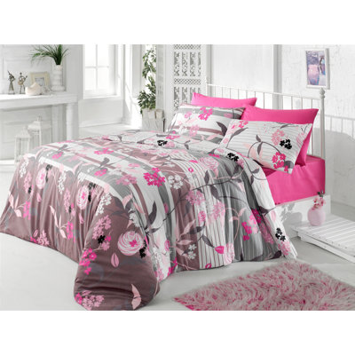 Floral Duvet Cover Set with Pillowcases