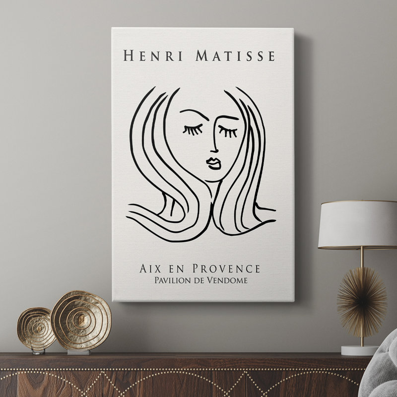 Matisse CXLVII, reproduction d'art encadrée sur mesure, galerie Cavas, H 27 po x l 18 po