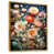Toile avec cadre flottant or