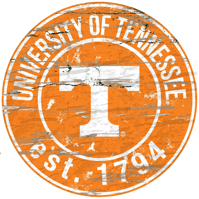 NCAA Wall Decor on Wood, University of Tennessee