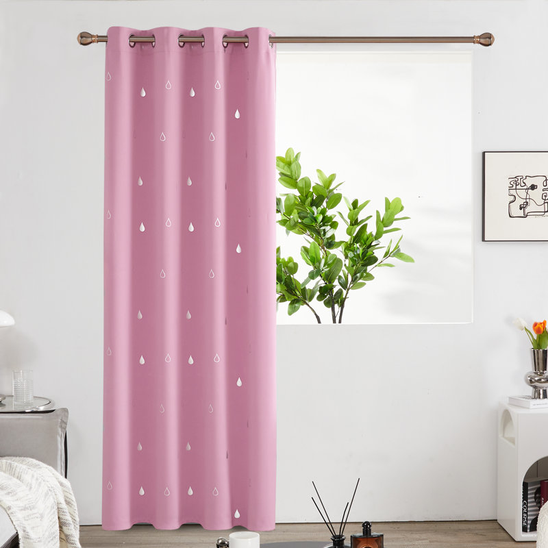 Graycelyn Room Darkening Curtain Single Panel, 52" W x 54" L