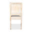Cane Back Upholstered Dining Chair