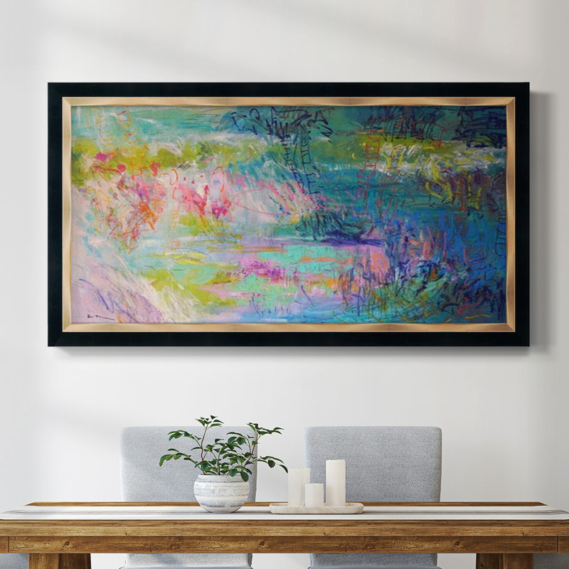 «Floating on a Dream», reproduction d'un seul cadre photo sur toile, H 29 po x l 53 po x P 1 po