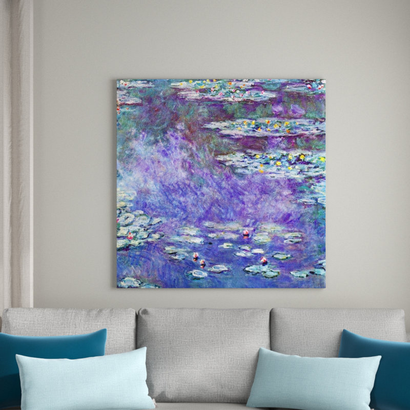 Claude Monet - Wrapped Canvas Painting, 70cm H x 70cm W x 1.8cm D