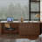 Brown Rectangular Solid Wood with 4 drawers desk-1514331312