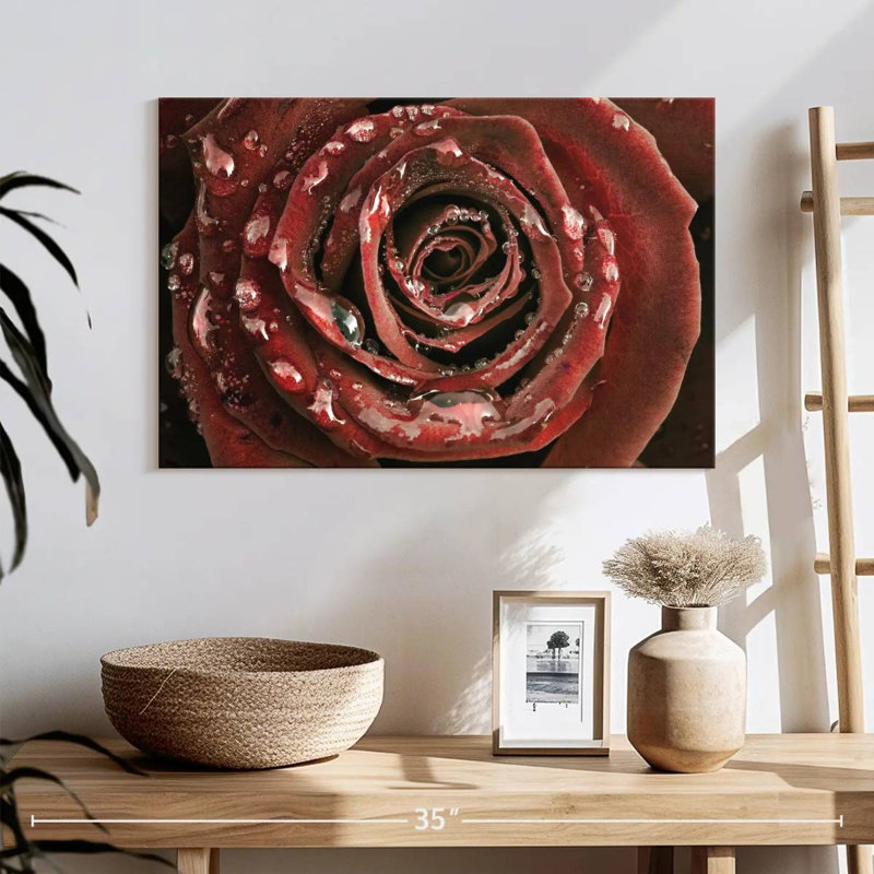 Harnek Dewy Rose, 16" H x 24" W