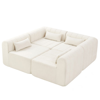 145.5 Inch Modular Sectional Sofa