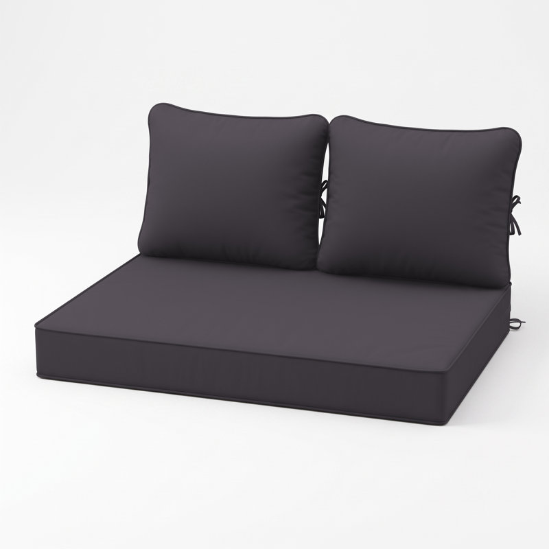 Coussin de siège / de dossier Wynee, Gris foncé