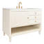 Lisbon 48"L Free Standing Vanity In Antique White