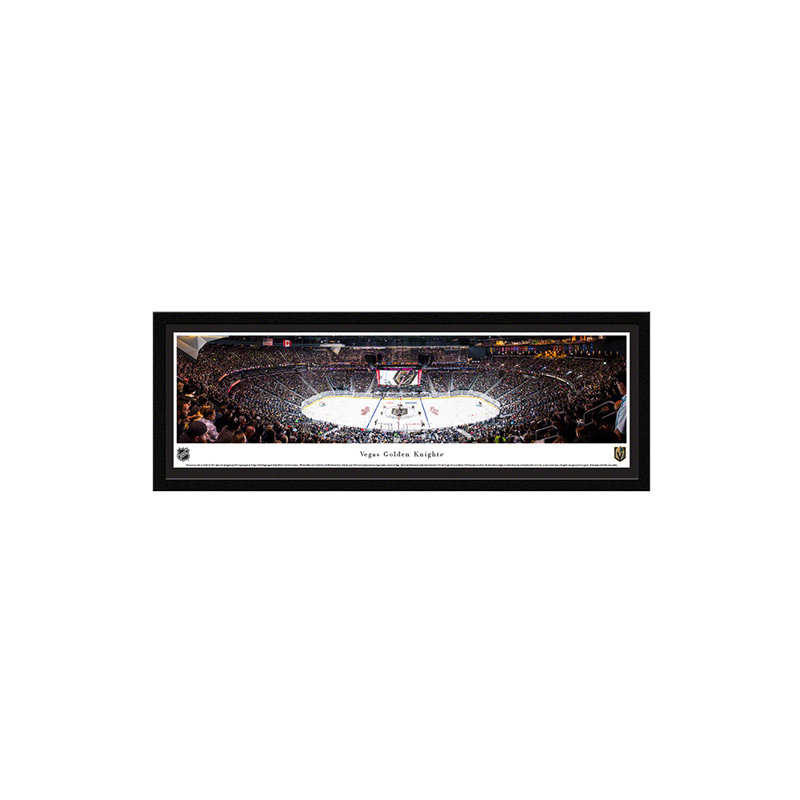 NHL Hockey, H 15,5 po x l 42 po x P 0,88 po, Noir