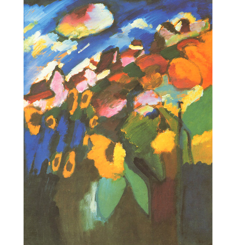 Murnau Gardin II, vers 1910, H 24 po x l 19 po