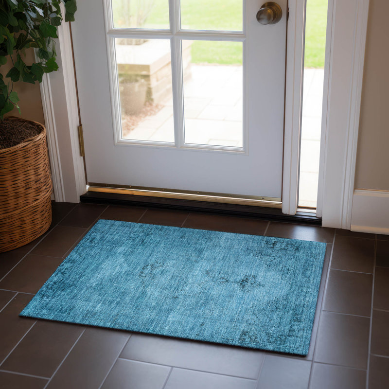 Tapis intérieur / extérieur Nayelin, Rectangle 1 pi 8 po x 2 pi 6 po
