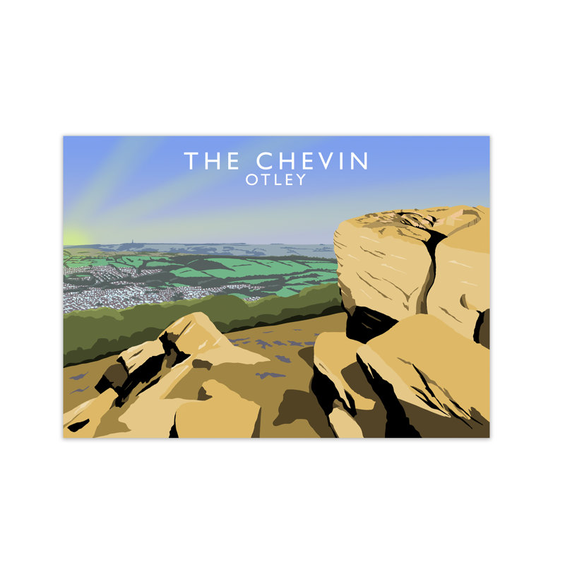 The Chevin Otley by Richard O'Neill - Print, 594 cm H x 814 cm W