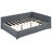 Full Daybed With 2 Drawer Storage, Gray Linen Fabric. Bed Frame Without Box Spring For A Modern Bedroom Interior Upholstered Drawers, Linen.-721337222