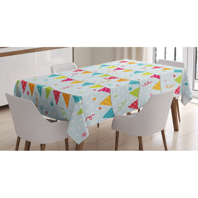 Geometric Tablecloth, 70" L x 52" W