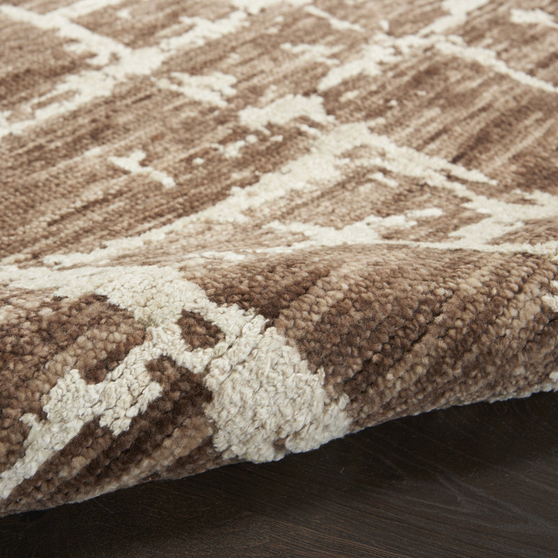 Abstract Hand Woven Area Rug, Rectangle 2' x 3'