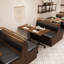 Banc rembourré en similicuir American American Cafe