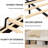 Full Upholstered LED Bed Frame With Storage Drawers Girls Bed With Flower Headboard-114655499-114655497