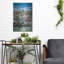 Art mural en métal luxueux «German Farmhouse» par Harro Maass, 12 po x 16 po