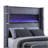 Haven Grey Upholstered Queen Bed