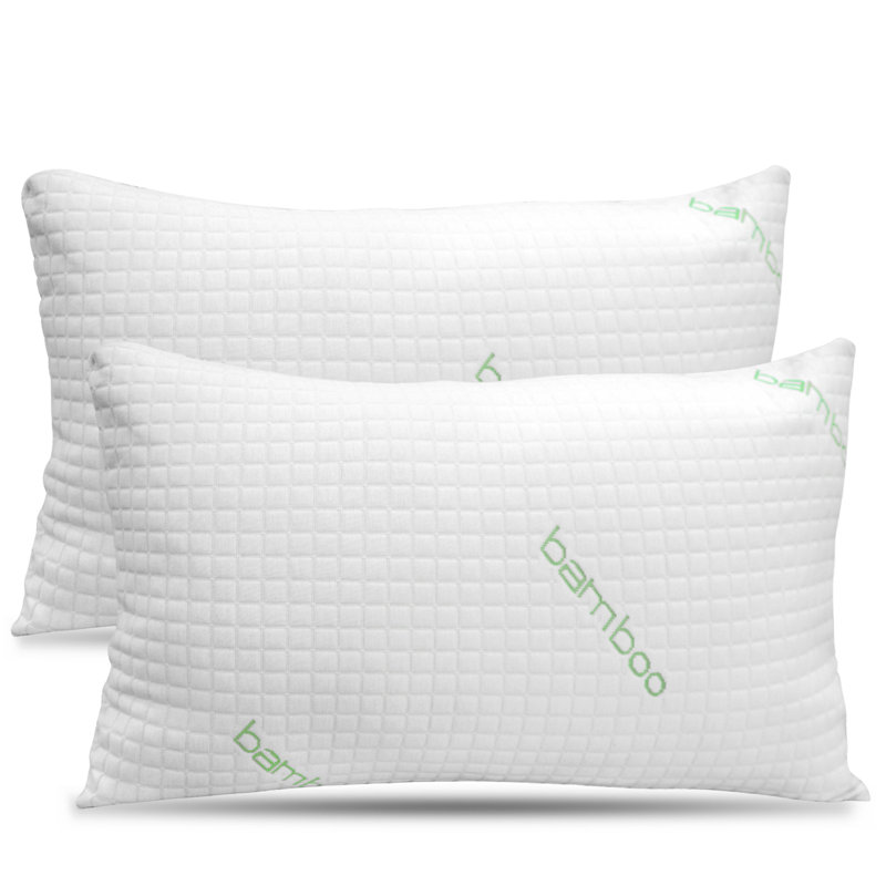 Beyers Rayon from Bamboo Cooling Memory Foam Firm Support Pillow, Queen