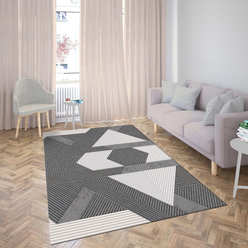 Asrar Geometric Area Rug, Rectangle 120 x 180cm