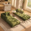 Canapé-lit modulaire en velours côtelé HF-l 73 po x P 36,5 po x H 32 po-129388165