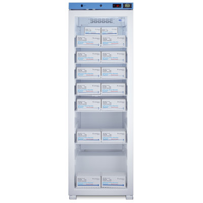 EQtemp 24" Wide Upright Healthcare Refrigerator, Certified to NSF/ANSI 456 Vaccine Storage