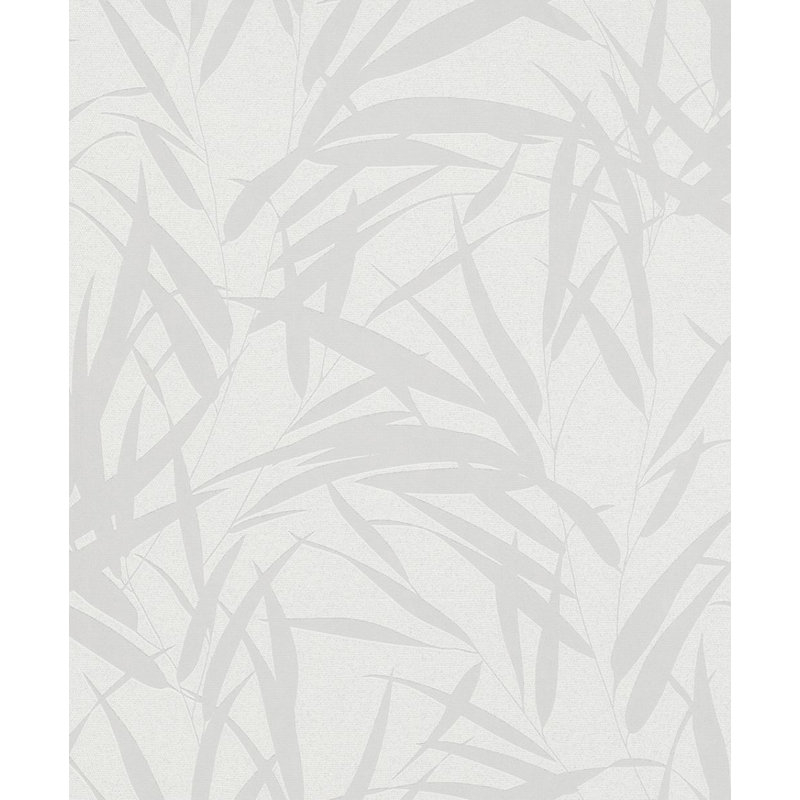 Rouleau de papier peint texturé L 33 pi x l 21 po, Blanc / beige / crème