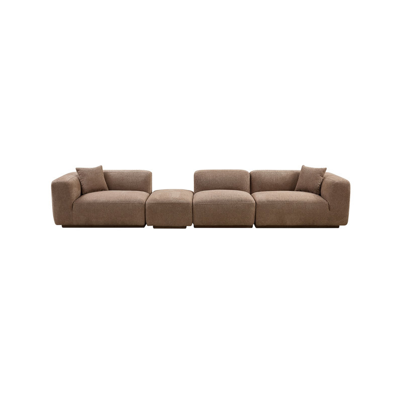 Canapé modulaire 4 places Camel