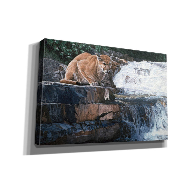 «Summer Creek On Canvas» par Ron Parker, reproduction, H 12 po x l 18 po x P 0,75 po