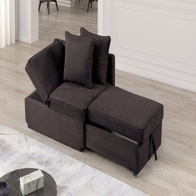 Fauteuil convertible 1 pièce, Gris