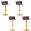 Christal Height Adjustable Swivel Bar Stool-425865238-425865233