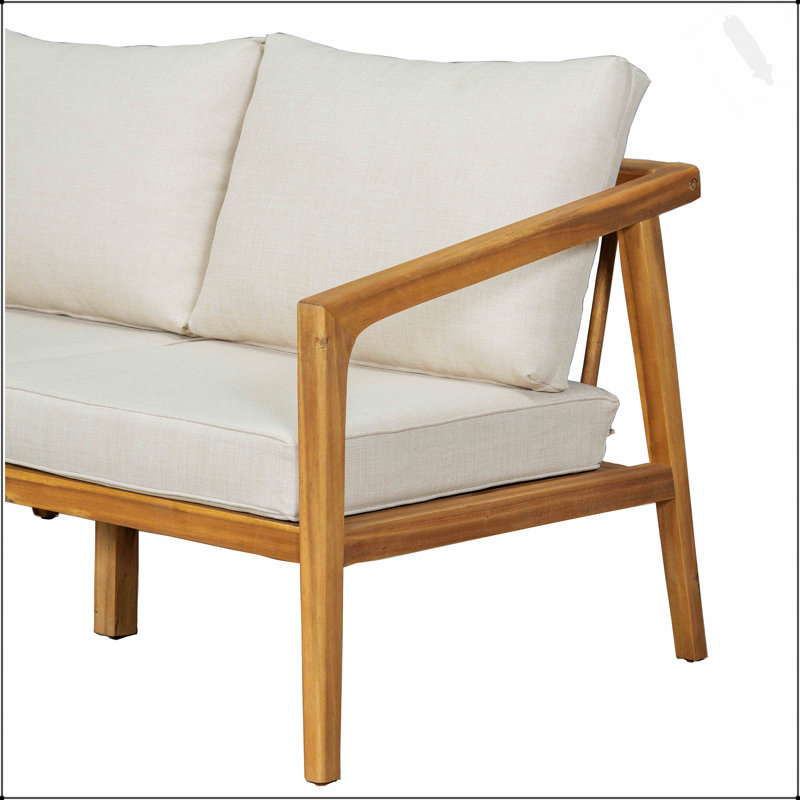 Causeuse d'extérieur en bois d'acacia Westin