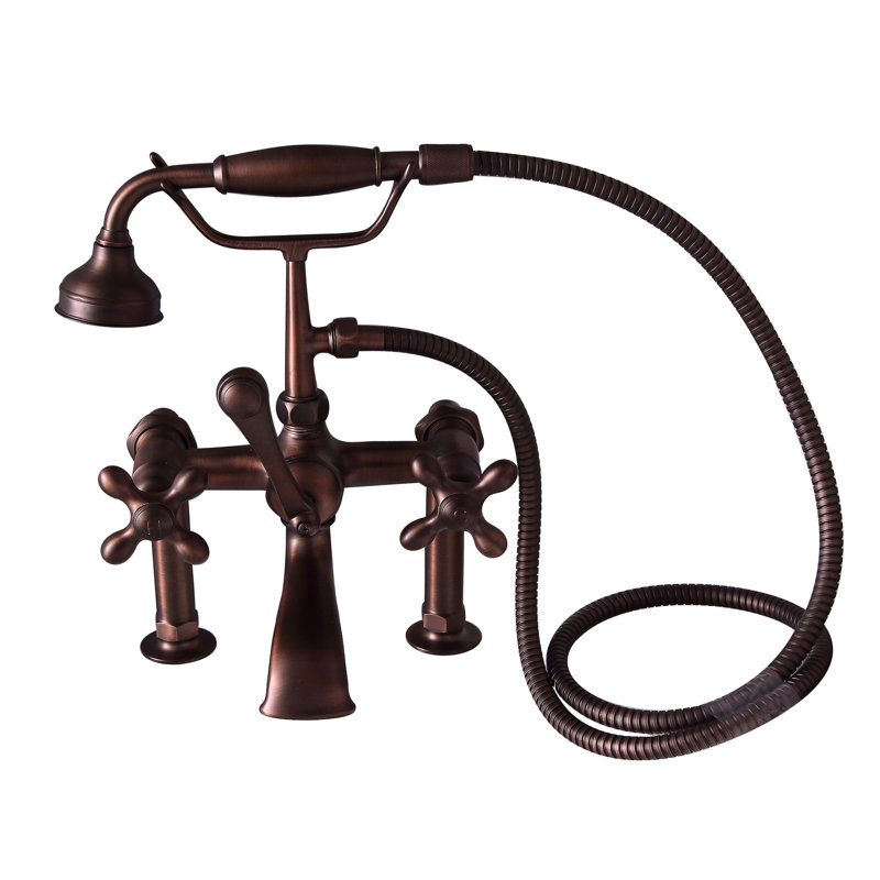 72'' x 30'' Freestanding Soaking Cast Iron Bathtub, Oil Rubbed Bronzed