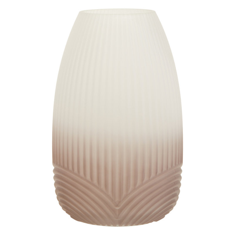 Azenet Handmade Glass Table Vase, 30cm H x 18.5cm W x 18.5cm D