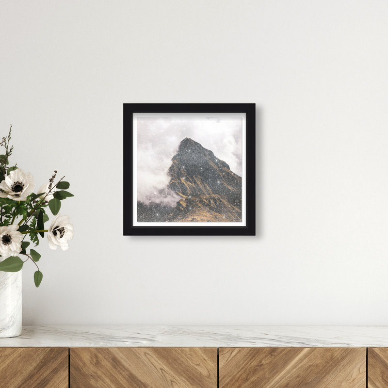 Touch The Clouds Print by Oliver Gal, 13.5" H x 13.5" W, Black Shadowbox